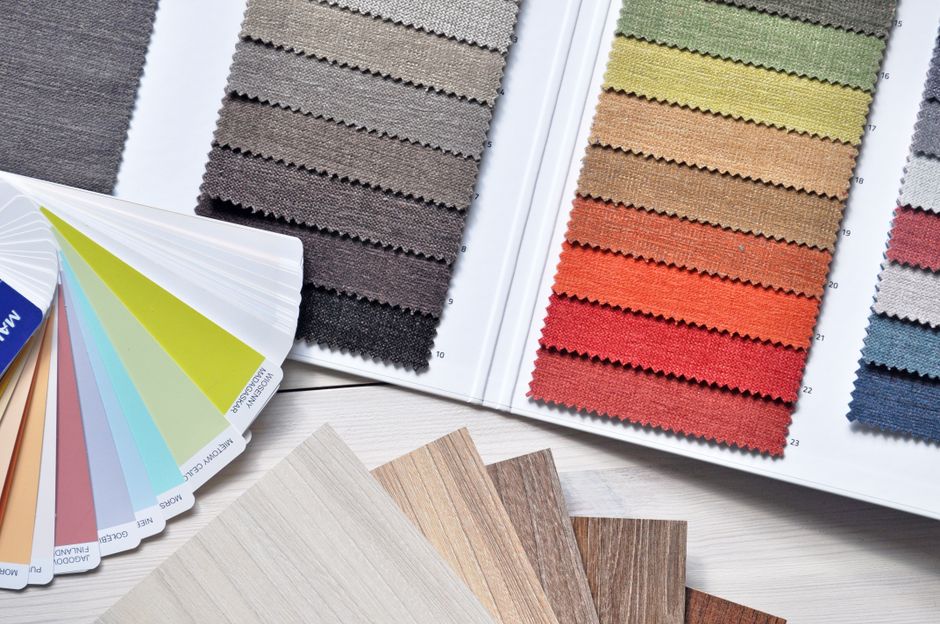 Lichte pastelkleuren gecombineerd met warme herfsttinten.
